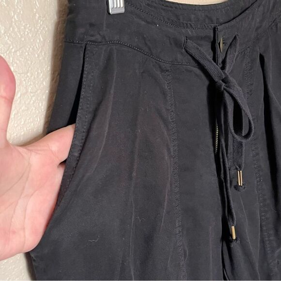 Young Fabulous & Broke Black Tencel Ankle Pants with Cuff Size Medium - Picture 7 of 11
